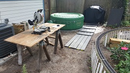 New Deck For New Backyard Hot Tub