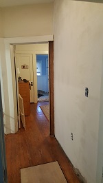 Kitchen Done And Now Hallway Plaster Finish Coat