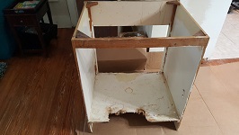 Kitchen Sink Side Demolition Sink Base Cabinet Removal