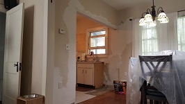 Kitchen Remaining Drywall And Plaster Work