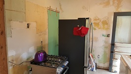 The First Coat Completed And Set Overnight