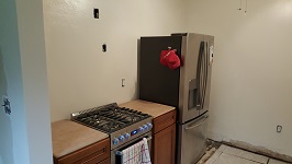 Kitchen Wall Pantry Corner Painted