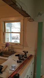 Kitchen Remaining Drywall And Plaster Work