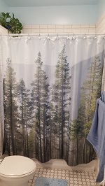 Bathroom Done And Now New Shower Curtain And Towels