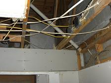 Kitchen Demolition - East Wall Water Line